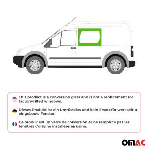 Ford Transit Connect Front Side Fixed Glass - Omac - Galaxy - '10-'13 Ford Transit Connect Front Side Fixed Glass - Omac - Galaxy - '10-'13